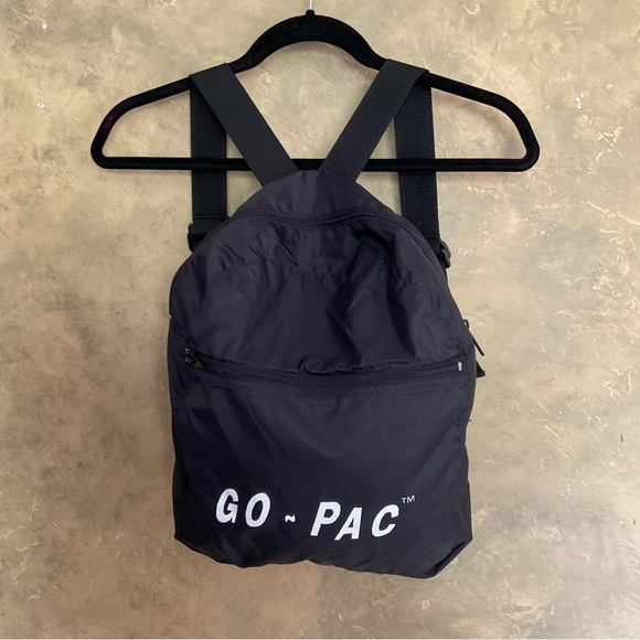 Vintage GO-PAC Convertible Backpack Nylon Jacket - Picture 3 of 15